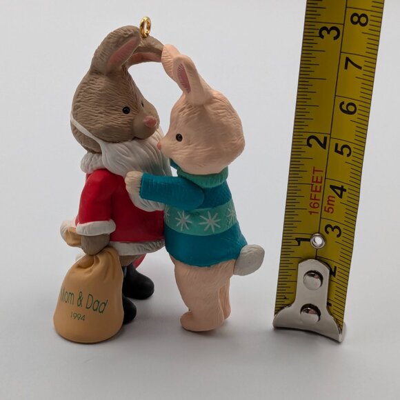 Hallmark Keepsake Mom and Dad 1994, Vintage Christmas Ornament - Picture 10 of 11